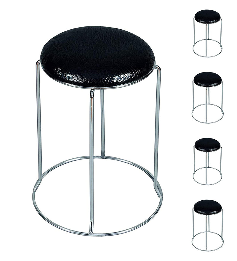 MBTC Recko Cushion Kitchen Cafeteria Stool Home Office Stool (Set of 5) - MBTC