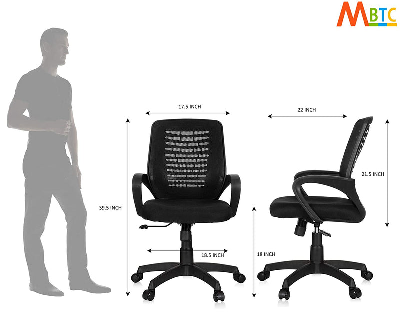 MBTC Cascade Mesh Office Revolving Desk Chair - MBTC