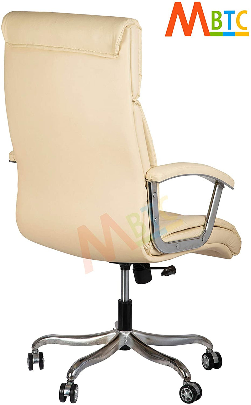 MBTC Mystic High Back Revolving Office Chair in Light Beige - MBTC